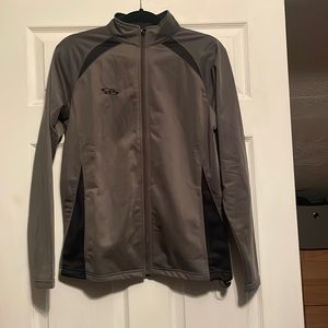 Grey Medium Full Length Zip Up Sweatshirt